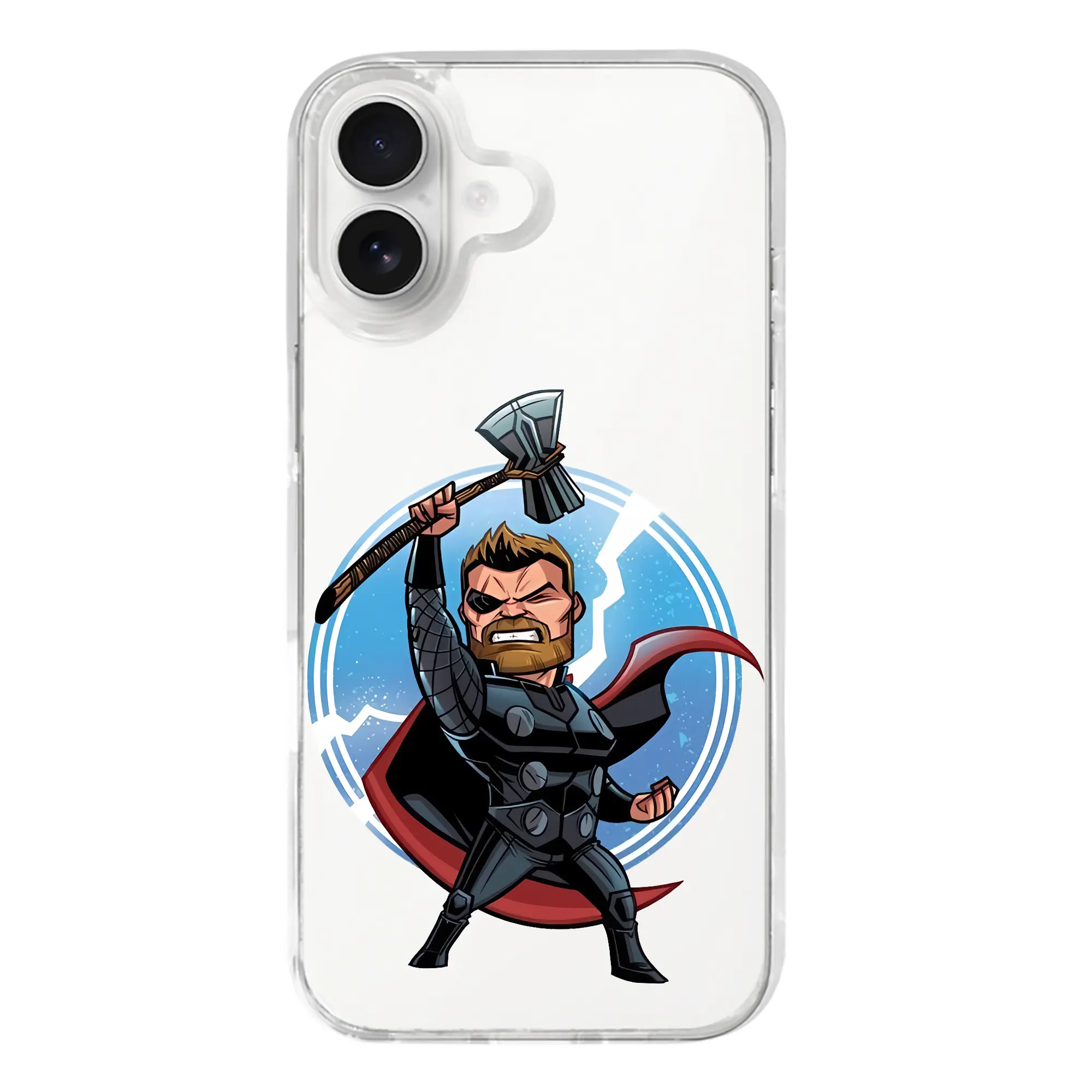 アベンジャーズ (Avenjāzu) グッズ マイティ・ソー（Thor） - iPhone 17シリーズ 透明スマホケース – 薄型・耐衝撃・精密フィット保護カバー